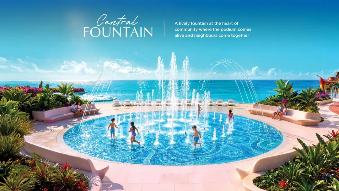 Central Fountain at Shahrukhz Residences