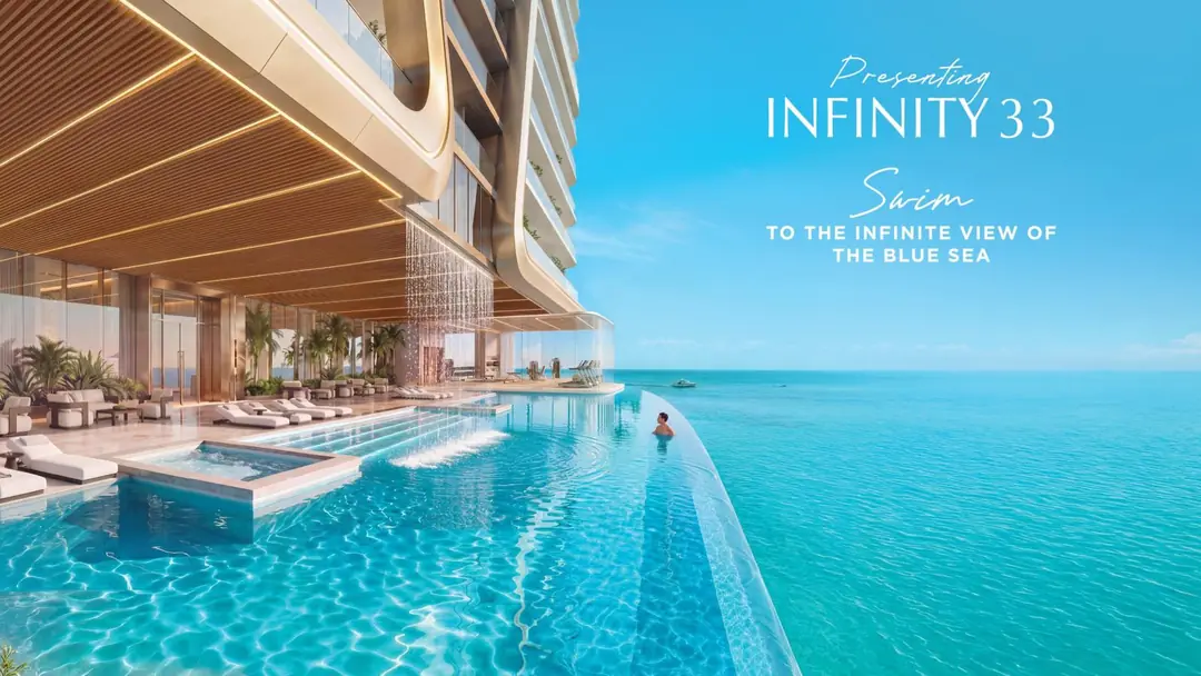 Infinity 33 sky pool at Shahrukhz Residences