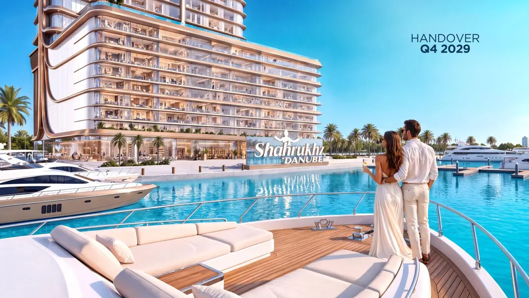 Marina and podium view at Shahrukhz Residences