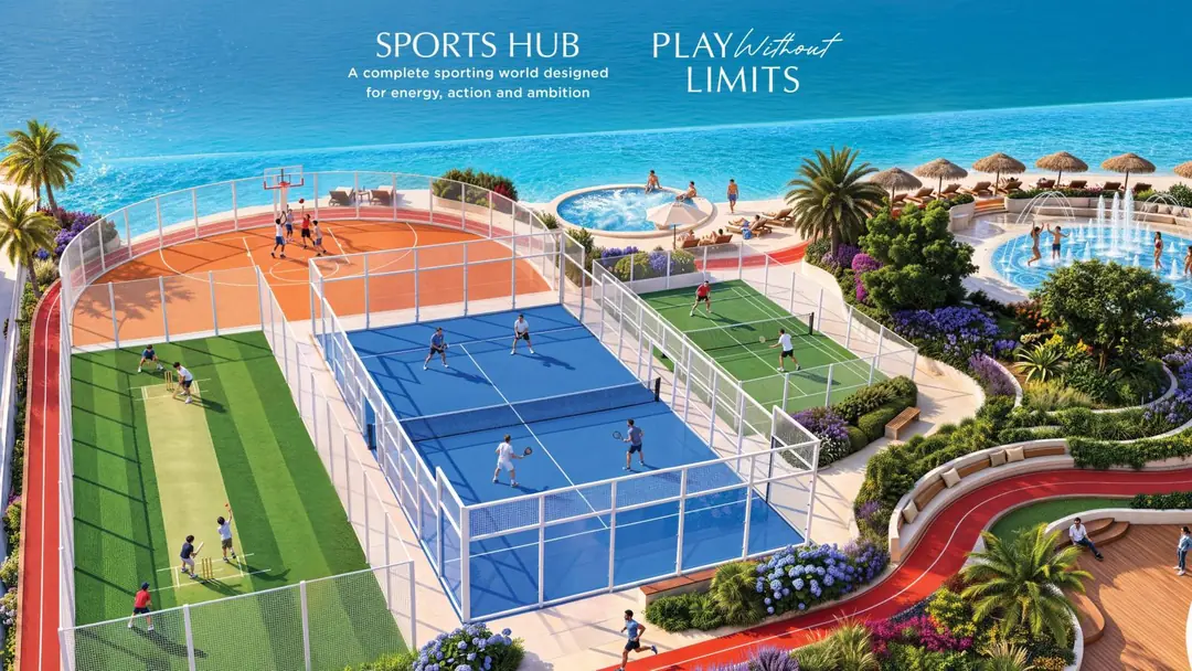 Sports hub at Shahrukhz Residences