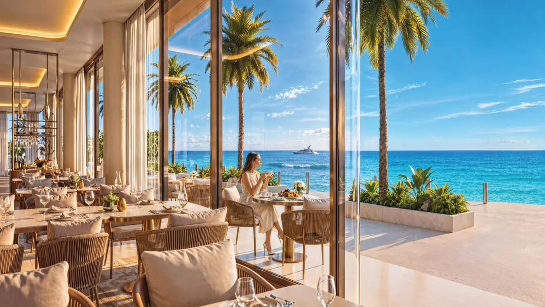 Waterfront dining near Shahrukhz Residences